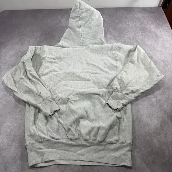 Vintage Champion Reverse Weave New York JetsGray Hoodie Pullover Size XL